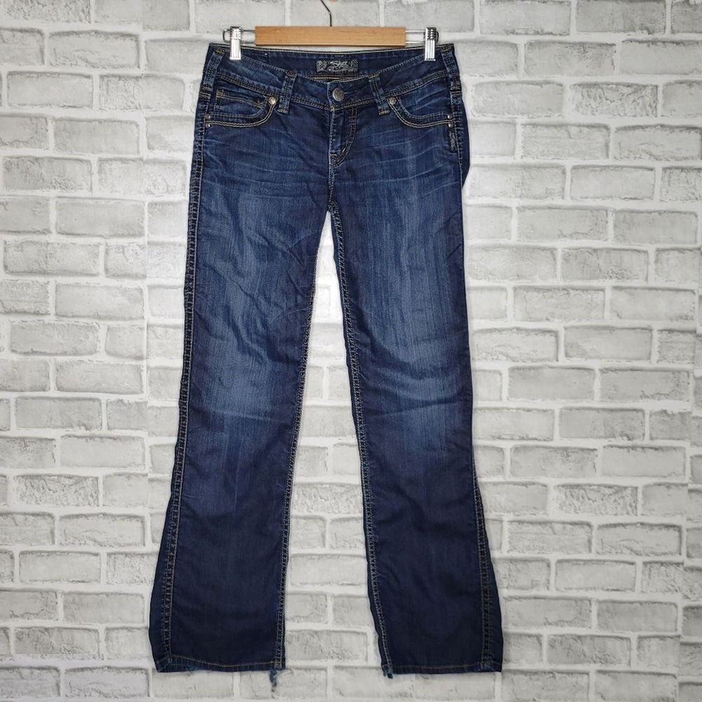 Silver Jeans Frances 18" Bootcut Jeans, size 28/31